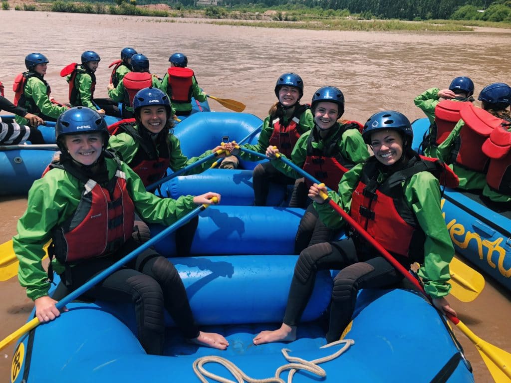Rafting on Sacred Valley River