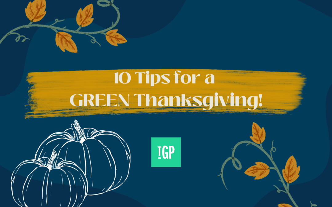 10 Ways to GREEN Your Thanksgiving!